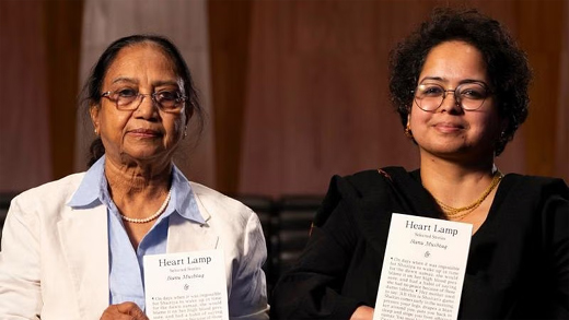 Banu Mushtaq and translator Deepa Bhasthi
